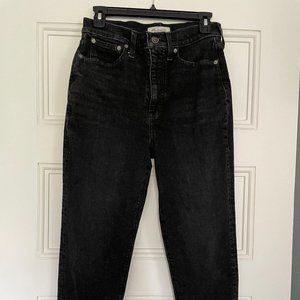 Madwell jean size 27 in Hillsboro Wash(blk)-style Momjean